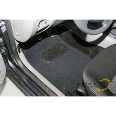 Коврики салона SUZUKI SX4 2007 седан хэтчбек  текстильные черные 5шт / NLT.47.19.22.110kh