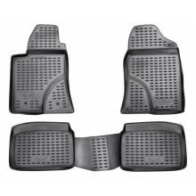 Коврики салона TOYOTA Avensis 04/2003-2009 полиуретановые серые 4шт / NLC.48.04.211k
