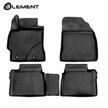 Коврики салона TOYOTA Fortuner 01-2017 полиуретановые черные 4шт / ELEMENT3D048155210k