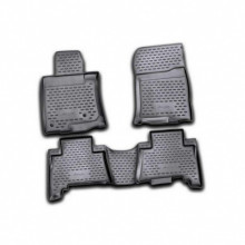 Коврики салона TOYOTA Land Cruiser Prado 5 мест 2009-2013 полиуретановые серые 4шт / NLC.48.28.211k