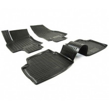 Коврики салона OPEL Meriva 2002-2010 полиуретановые черные 4шт / NLC.37.07.210k