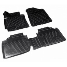 Коврики салона MITSUBISHI Pajero Sport 2016 полиуретановые черные 4шт / ELEMENT3D3546210