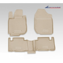 Коврики салона TOYOTA RAV4 01/2006-2010 полиуретановые бежевые 4шт / NLC.48.09.212