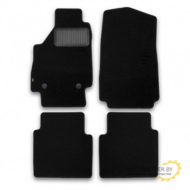 Коврики салона Klever Econom MAZDA 6 12/2015 седан текстильные черные 4шт / KLEVER01333101200k