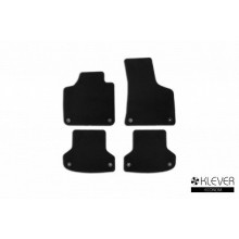 Коврики салона Klever Econom AUDI A3 5-дв. АКПП 2007 хэтчбек текстильные черные 4шт / KLEVER010410101200k