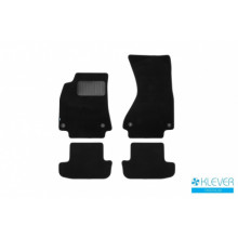 Коврики салона Klever Premium AUDI A5 АКПП 2007-2015 купе текстильные черные 4шт / KLEVER03041122110kh