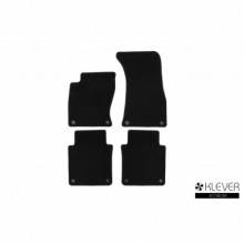 Коврики салона Klever Econom AUDI A8 Long АКПП 2002-2009 седан текстильные черные 4шт / KLEVER01041301200k