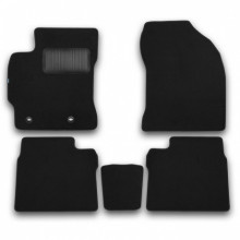 Коврики салона Klever Premium TOYOTA Corolla 2013 седан текстильные черные 5шт / KVR03486922110kh