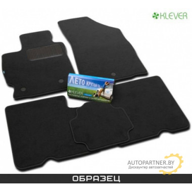 Коврики салона Klever Premium SSANGYONG Rexton 2006-2012 2012 внедорожник текстильные черные 5шт / KLEVER03610622110kh