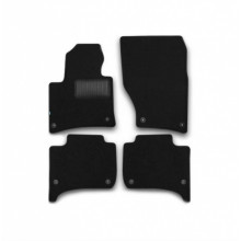 Коврики салона Klever Premium VOLKSWAGEN Touareg 2010-2018 внедорожник текстильные черные 4шт / KVR03513622110kh