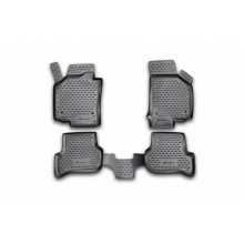 Коврики салона Element Seat Leon 10/2007 полиуретан черные 4 шт. / NLC.44.02.210