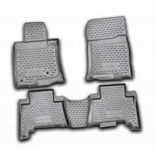 Коврики салона Element для Nissan Almera полиуретановые черные 4 шт. / CARNIS10049