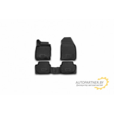 Коврики салона Element FORD Ecosport полиуретановые черные / CARFRD00025k
