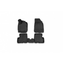 Коврики салона 3D Element RENAULT Duster 2015> полиуретановые черные 4 шт. / NLC.3D.41.40.210k
