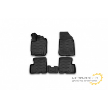 Коврики салона 3D Element RENAULT Duster 2015> полиуретановые черные 4 шт. / NLC.3D.41.40.210k