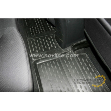 Коврики салона HYUNDAI Solaris 2010-2017г полиуретановые 4шт / NLC.20.41.210h
