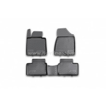 Коврики салона Element KIA Ceed 2012> полиуретановые черные 4 шт. / NLC.25.43.210