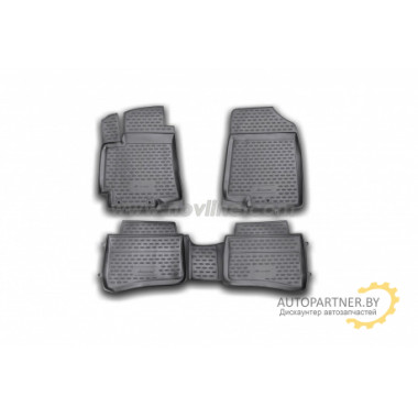 Коврики салона Element KIA Rio 2011-2014 полиуретановые черные / NLC.25.38.210h