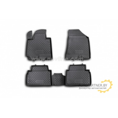 Коврики салона Element KIA Sportage 2010> полиуретановые черные 4 шт. / NLC.25.33.210h