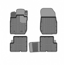 Коврики в салон SRTK Lada Largus (2012-) резина черные 4 шт / LD.LAR.01X35