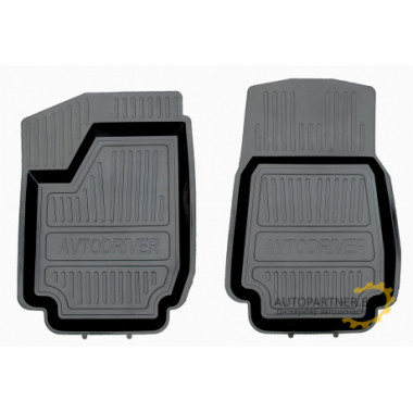 Коврики салона AVTODRIVER ВАЗ-2121-2131 передние резиновые (2шт) / ADRJET006-2
