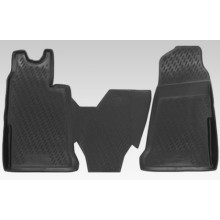 Коврики в салон Element FORD Transit 2006-2014 полиуретановые черные 2 шт. / S000.13