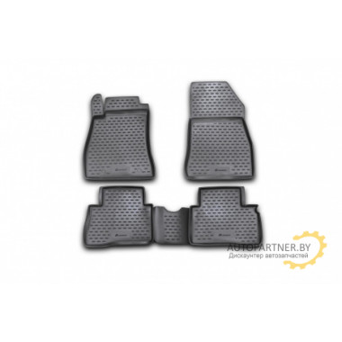 Коврики салона Element NISSAN Juke 2WD 2011> полиуретановые черные 4 шт. / CARNIS10044