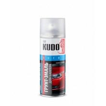 Краска-спрей KUDO для бампера черная 400мл / KU-6202