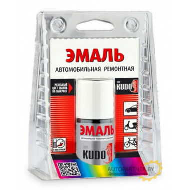 Краска с кисточкой KUDO ремонтная 331 золотой лист 15мл / KU-70331