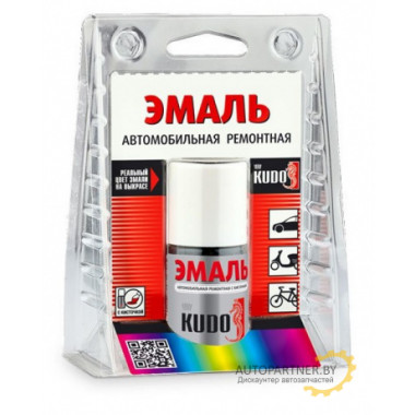 Краска с кисточкой KUDO ремонтная 377 мурена 15мл / KU-70377