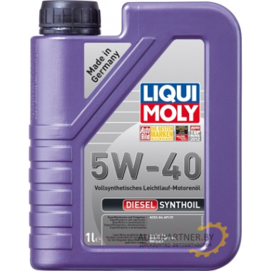 Моторное масло LIQUI MOLY SYNTHOIL DIESEL 5W40 / 1340 (1л)