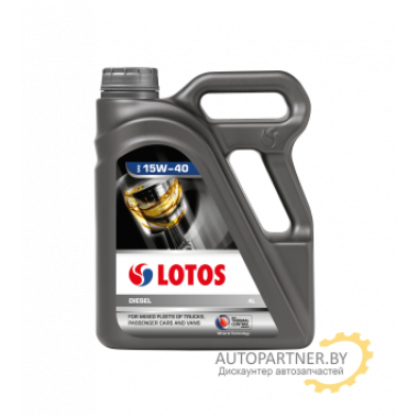Моторное масло LOTOS DIESEL CG-4/SJ 15W-40 4L (4л)