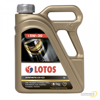 Моторное масло LOTOS SYNTHETIC C2+C3 SAE 5W-30 5L (5л)