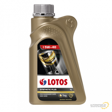 Моторное масло LOTOS SYNTHETIC PLUS SN/CF 5W-40 1L (1л)