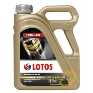 Моторное масло LOTOS SYNTHETIC PLUS SN/CF 5W-40 4L (4л)