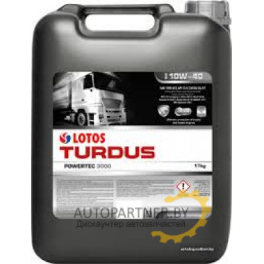 Моторное масло LOTOS TURDUS POWERTEC 3000 SAE 10W-40 17kg (18л)