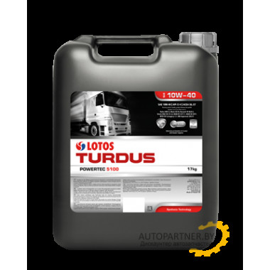 Моторное масло LOTOS TURDUS POWERTEC 5100 SAE 10W-40 17kg (18л)
