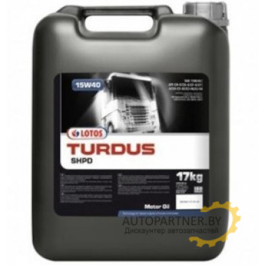 Моторное масло LOTOS TURDUS SHPD SAE 15W-40 17kg (18л)