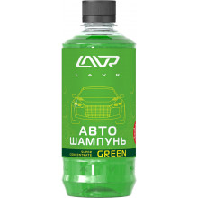 Автошампунь-суперконцентрат LAVR Green 1:120 - 1:320, 450 мл / LN2264