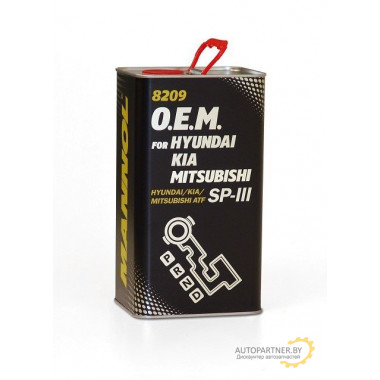 Трансмиссионное масло MANNOL 8209 OEM ATF SP -III 1л METAL