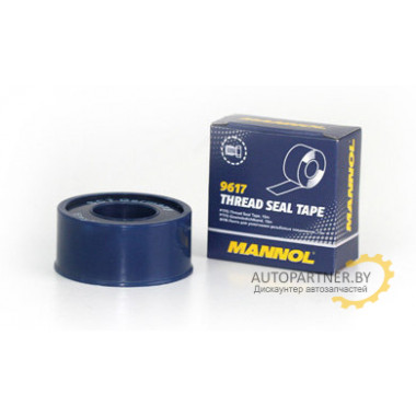 Фторопластовая лента Маnnоl 9617 Thread Seal Tape фторопластов.лента 15м*19мм