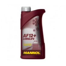 Антифриз Готовый MANNOL AF12+ Красный 1л / MN4112-1