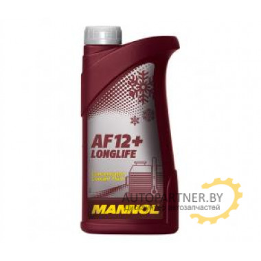 Антифриз Готовый MANNOL AF12+ Красный 1л / MN4112-1