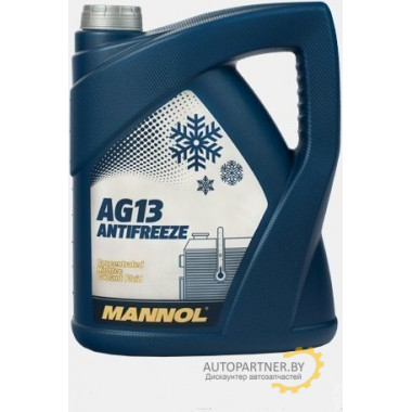 Антифриз Готовый MANNOL AG13 Зеленый 5л / MN4113-5