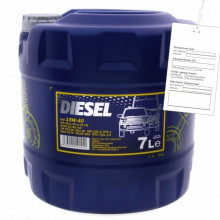 Моторное масло MANNOL DIESEL 15W40 / MN7402-7 (7л)