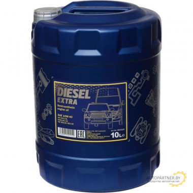 Моторное масло MANNOL DIESEL EXTRA 10W40 / MN7504-10 (10л)