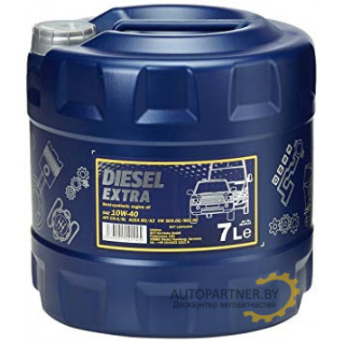 Моторное масло MANNOL DIESEL EXTRA 10W40 / MN7504-7 (7л)