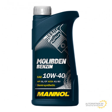 Моторное масло MANNOL MOLIBDEN 10W40 / MN7505-1 (1л)