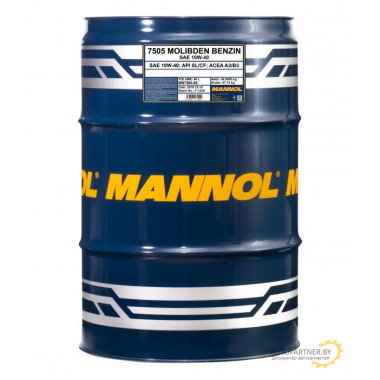 Моторное масло MANNOL MOLIBDEN 10W40 / MN7505-60 (60л)