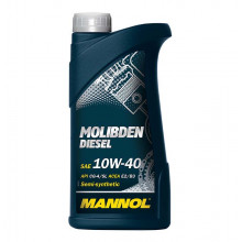 Моторное масло MANNOL MOLIBDEN DIESEL 10W40 (!!!МОТОРНОЕ МАСЛО СНЯТО С ПРОИЗВОДСТВА!!!) / MN7506-1 (1л)